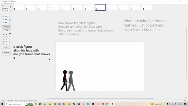 Stickman walking tutorial (pivot animator/sticknodes) смотреть онлайн
