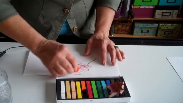 How to Use Chalk Pastels to Add Color to a Drawing смотреть онлайн