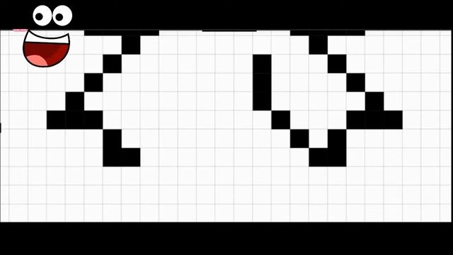 Как нарисовать бантик по клеточкам./ How to draw a bow in the boxes. смотреть онлайн