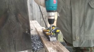 Сверление металла шуруповертом