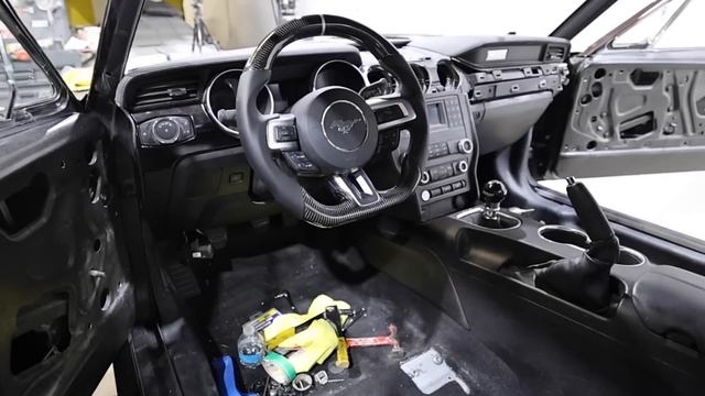 B IS FOR BUILD SEMA MUSTANG Build Part 7 - PAINT, WRAP, INTERIOR! смотреть онлайн