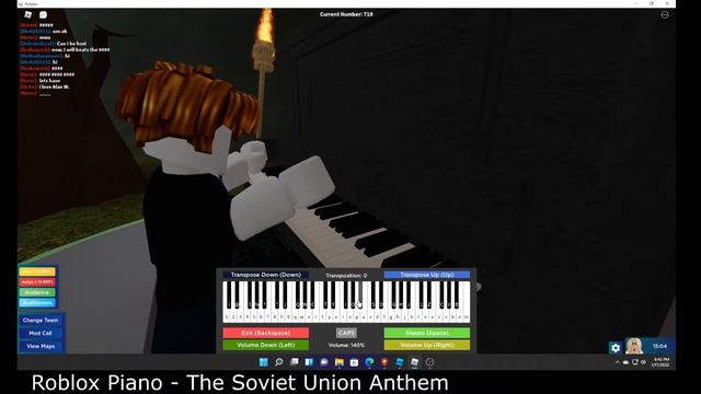 Roblox Piano - Soviet Union Anthem смотреть онлайн