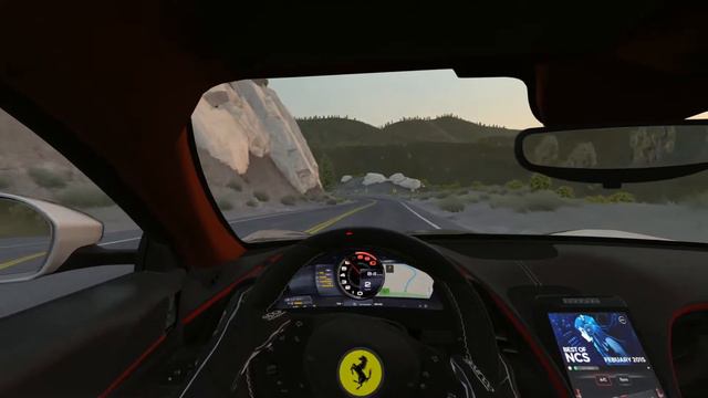Assetto corsa Ferrari Roma chill drive at LAC with Music смотреть онлайн