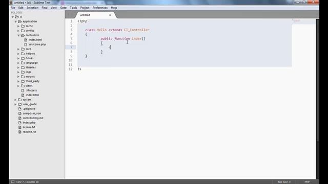Codeigniter PHP Tutorials in Urdu/Hindi Part 4 Directory structure смотреть онлайн
