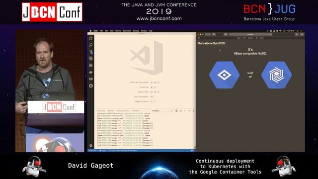 Continuous deployment to Kubernetes with the Google Container Tools by David Gageot at JBCNConf'19 смотреть онлайн