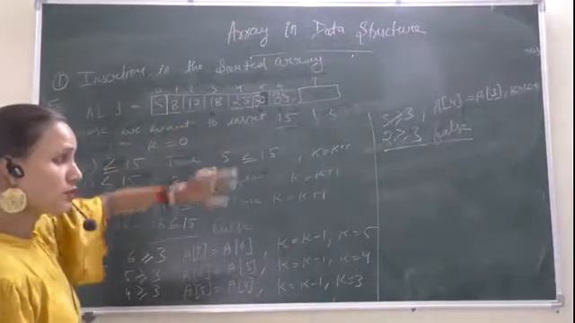 ""INSERTING ELEMENTS IN SORTED ARRAY" IN DATA STRUCTURE BY AYUSHI GODIYA смотреть онлайн
