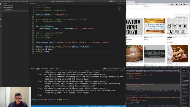 How to scrape an ecommerce website with Python смотреть онлайн