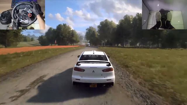 Mitsubishi Lancer Evo X - Dirt Rally 2.0 | Logitech G29 + H-Pattern Shifter Gameplay смотреть онлайн