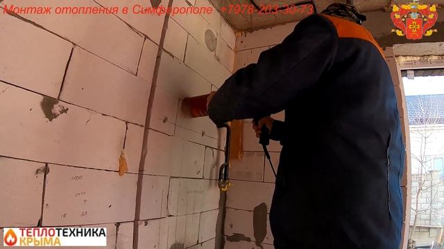 Установка котла Baxi Eco Nova 24 Fi в новом доме + Тест дрели для алмазного бурения Ken 6110B смотреть онлайн