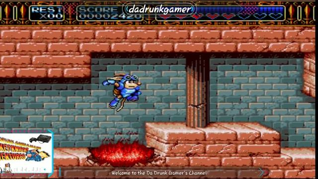-RETRO- ROCKET KNIGHT ADVENTURES -SEGA GENESIS- Gameplay смотреть онлайн