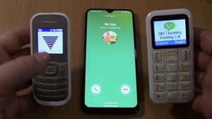 Incoming call & Outgoing call at the Same Time Samsung Galaxy A30s+Fly Ezzy5+Samsung A1200M