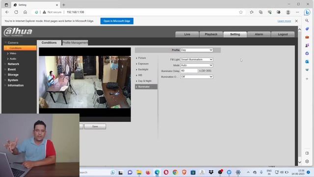Dahua Smart Dual Illuminator 4MP IP Camera Configuration and review | Best IP Color Cctv Camera смотреть онлайн