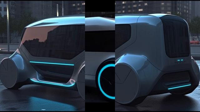 Autonomous delivery vehicle concept for 2050 смотреть онлайн