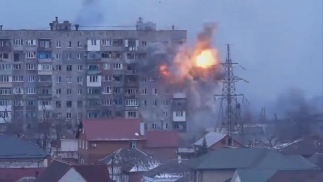 Мариуполь... Мертвый город. Рождество.