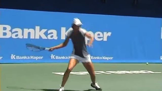 Katarina Srebotnik practice in Portoroz 2008 2 смотреть онлайн