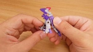 LEGO brick robot transformers tutorial - Tyrannosaurus - MegaRex