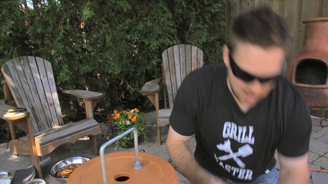 DIY BBQ Grill & Smoker Made From Flower Pots!