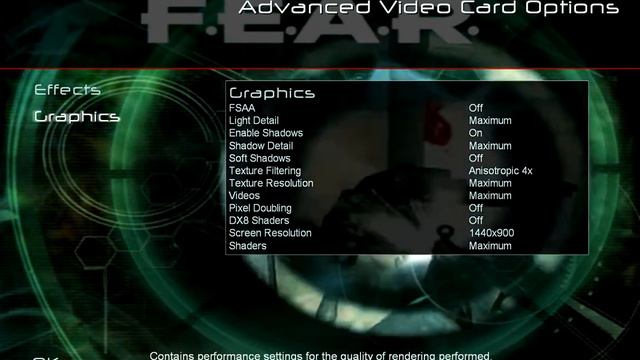 Fear 1 main menu in English, Read Description смотреть онлайн