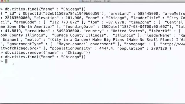 Removing Documents - Data Wranging with MongoDB смотреть онлайн