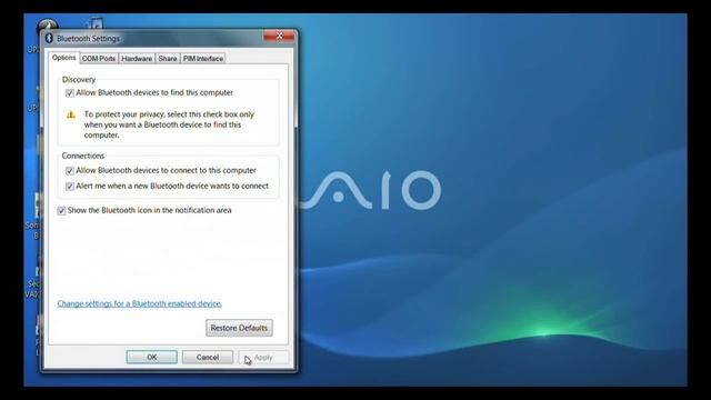 VAIO® PC - How to connect a Bluetooth device смотреть онлайн