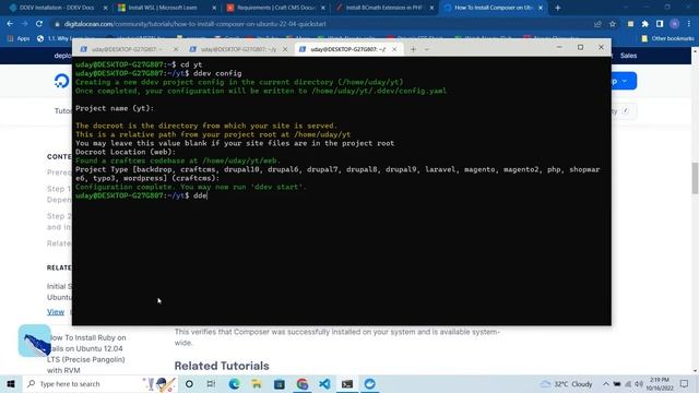 Craft CMS setup using DDEV смотреть онлайн