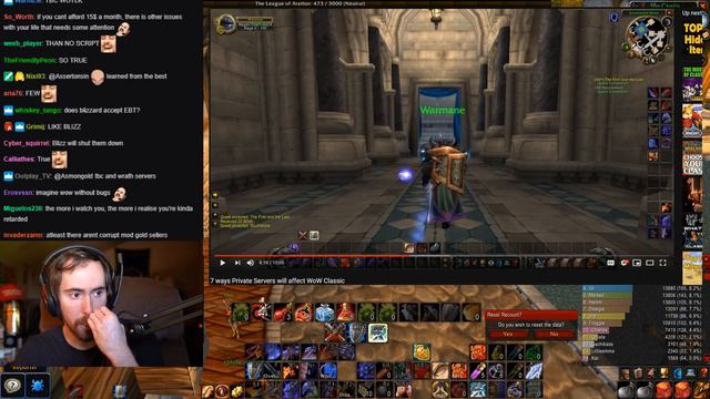 Asmongold Reactions "7 Ways Private Servers will affect WoW Classic" by dodgykebaab смотреть онлайн