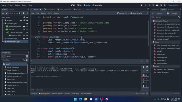 Godot 4 Tutorial - Heart Platformer P13 - Countdown Timer смотреть онлайн
