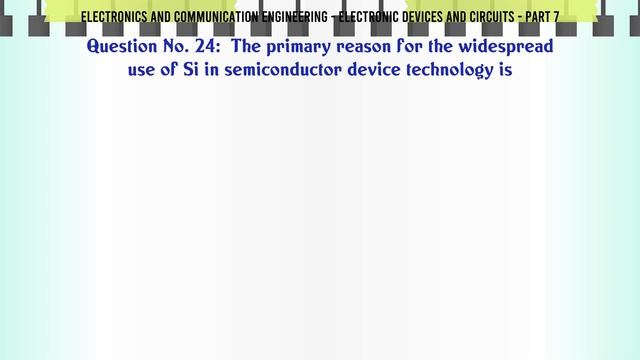 MCQ Questions Electronic Devices and Circuits - Part 7 with Answers смотреть онлайн