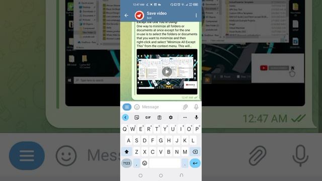 Telegram Bot That Can Download Tiktok Youtube Instagram Video By Just Copying Link.....