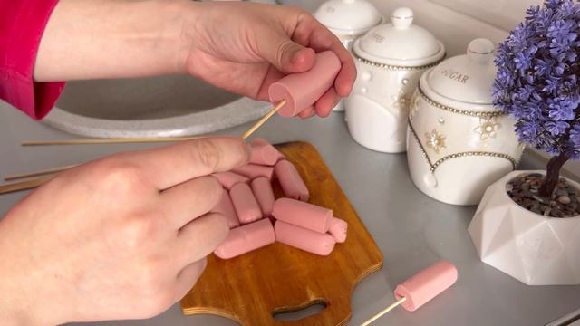 Корн Дог без кукузузной муки | қазақша рецепт. Корейское блюдо. Сосиска в тесте. CORN DOG смотреть онлайн