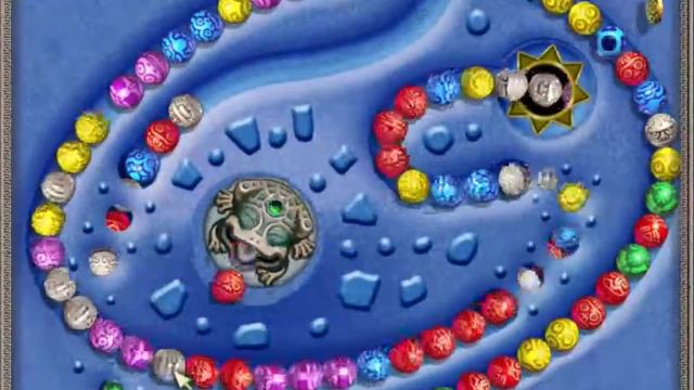 Zuma Deluxe Sand Garden 30 Rotated and the Balls Started from the hole!!!