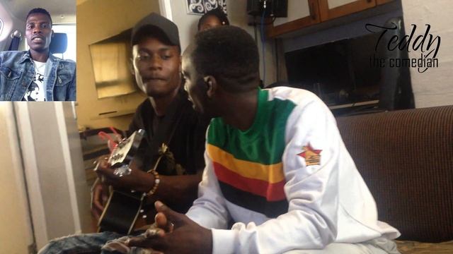 teddy the comedian having fun with oracle pass nyamzi and meme in the studio смотреть онлайн