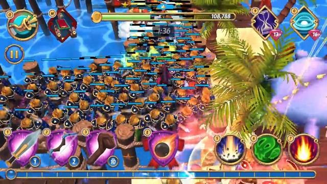 ONLY MAX LEVEL KNIGHTS Gameplay | Royal Revolt 2 смотреть онлайн