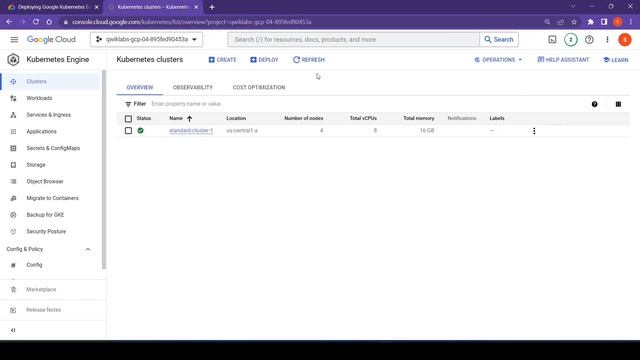 Deploying Google Kubernetes Engine Qwiklab смотреть онлайн