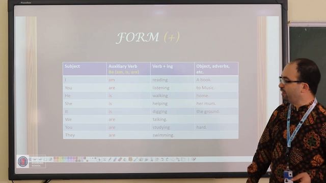 English Lesson Grade 7 | Topic: Present Continuous Tense смотреть онлайн