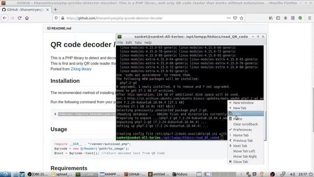 QR Code Reader API | Using PHP And Linux OS And Xampp | Khanamiryan Github | Decode QR Images Only смотреть онлайн