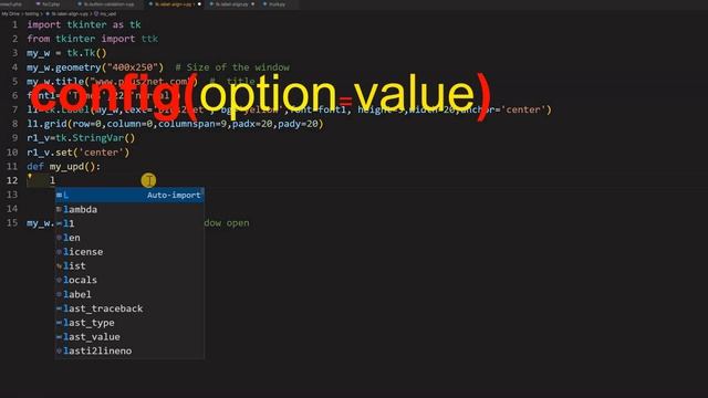 Tkinter alignment of text in directions in a Label using anchor attributes by using radio buttons смотреть онлайн