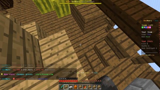 1 видео/Майнкрафт Бедварс На Сервере HiveMc смотреть онлайн