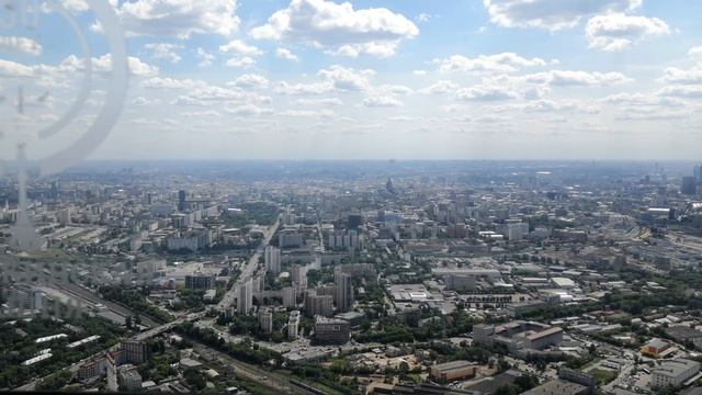 Останкинская башня. Полный оборот смотровой площадки (4K). 22.05.2019 смотреть онлайн