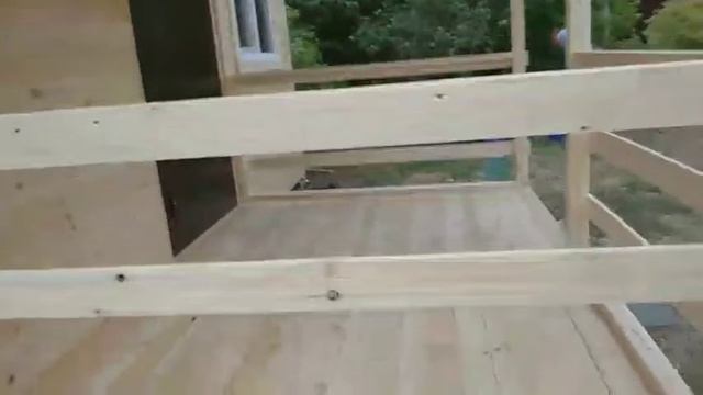 Видеоэкскурсия по дачному дому 5х4 с лофтом с пристроенной террасой | Мама Дача смотреть онлайн