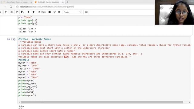 Python Variables| Part 1 | Sakshi kedia смотреть онлайн