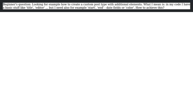 Wordpress: How to create a custom post type with additional fields? смотреть онлайн
