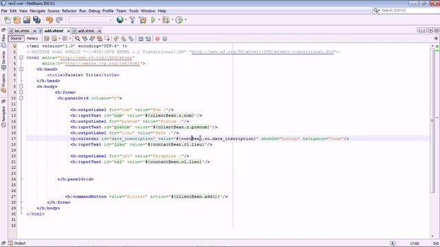 EJB with PRIMEFACES - Tutorial by HARRATI SOUHAIL смотреть онлайн
