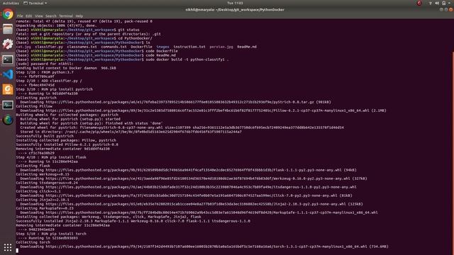 PythonDocker - Creating Flask server using Docker Python Container смотреть онлайн
