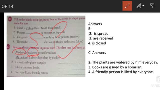 Class 6. Masteting Grammar Active and Passive Exercise A to H) смотреть онлайн