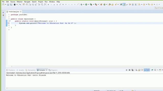 tutorial 2 - how to take input in java - difference between printf and println смотреть онлайн