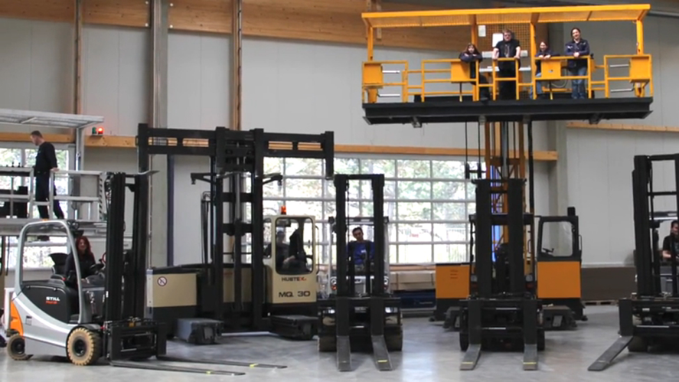 Как это работает: вилочные многоходовые погрузчики на производстве профиля смотреть онлайн