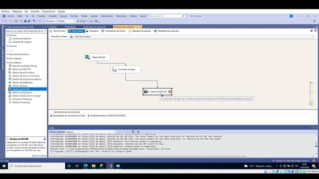 SSIS Cargar un fichero Excel a una tabla de SQL con Integration Services смотреть онлайн