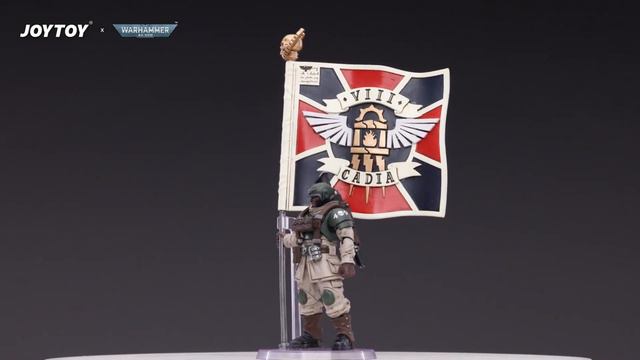 JOYTOY WARHAMMER 40K Astra Militarum Cadian Command Squad смотреть онлайн
