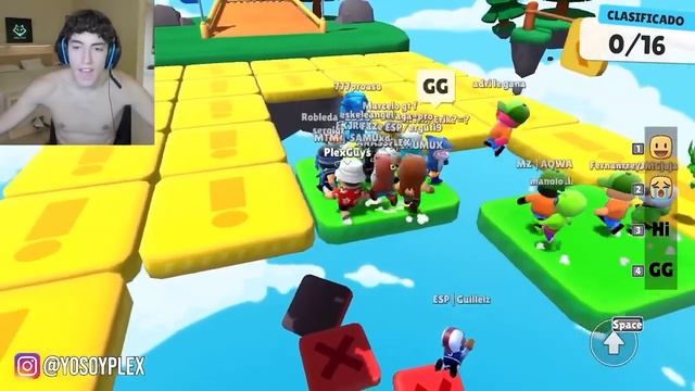 YOSOYPLEX JUEGA STUMBLE GUYS POR PRIMERA VEZ! смотреть онлайн